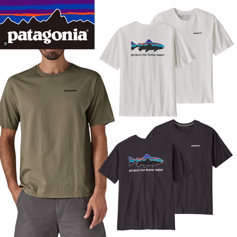 Tシャツ・カットソー Patagonia Men's Home Water Trout Organic T-Shirt 37547Q5
