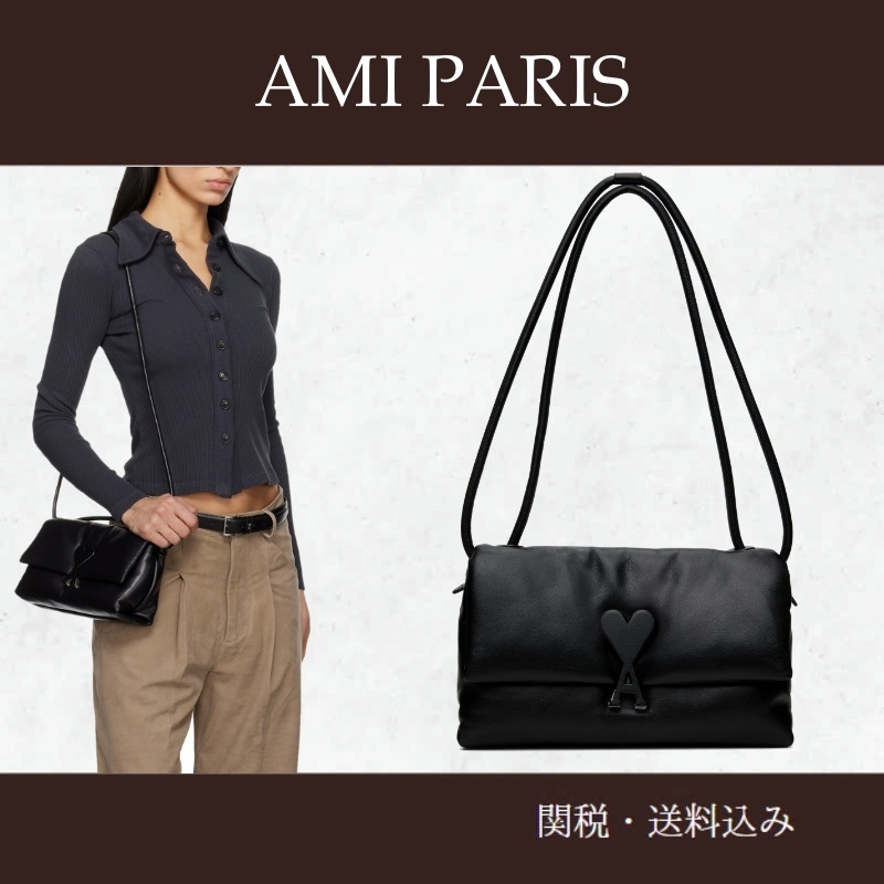 AMI Paris★ブラック Voulez-Vous バッグ
