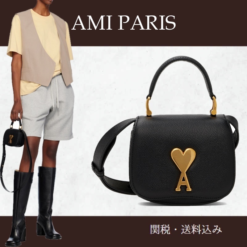 AMI Paris★ブラック ナノ Paris Paris バッグ