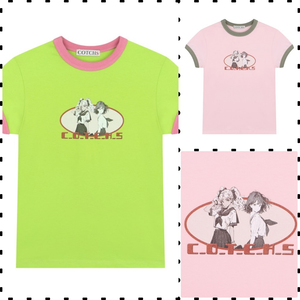 【COTCHS】25SS GGIRLS RINGER TEE