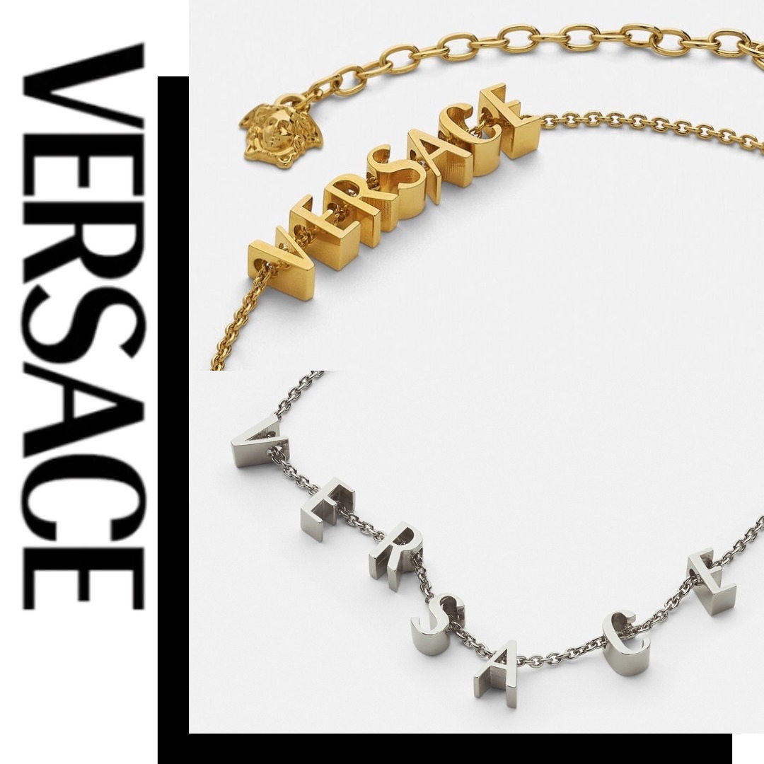 VERSACE ヴェルサーチェ ネックレス ロゴ