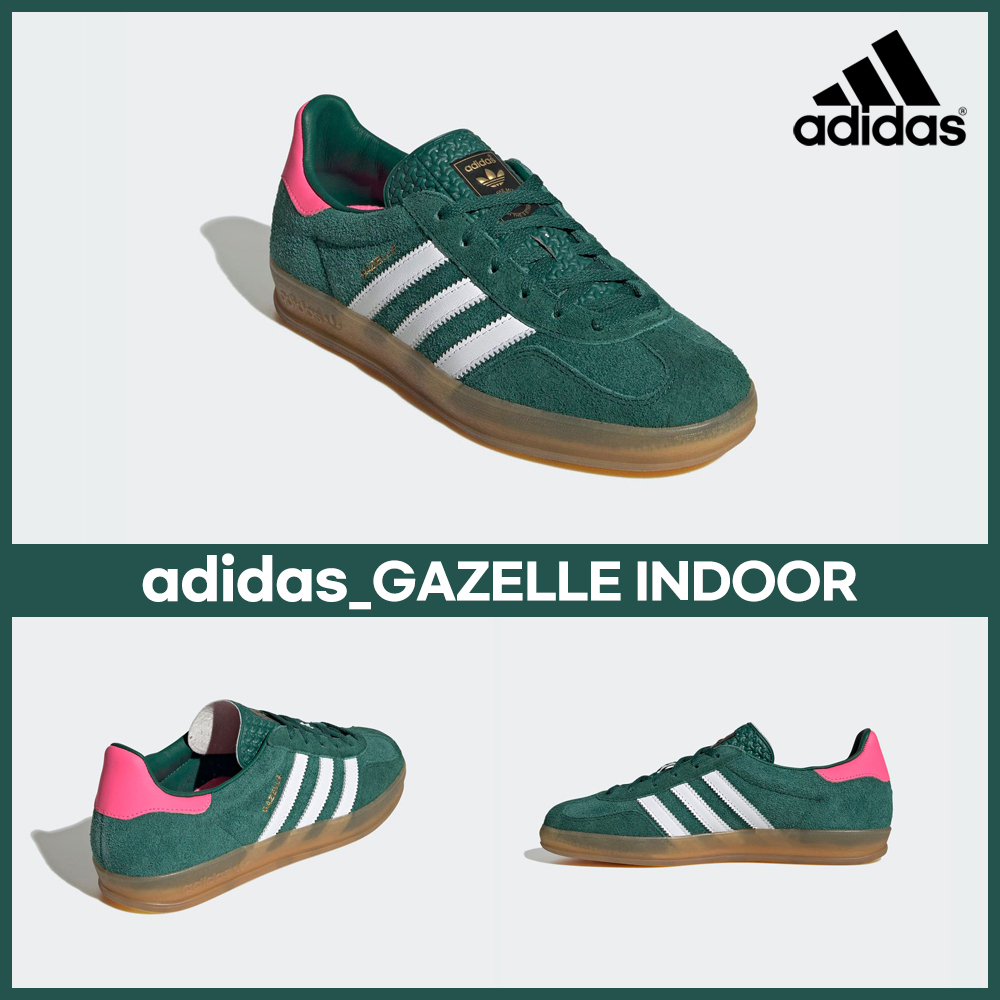 ★adidas★ガゼルインドア Collegiate Green Cloud White