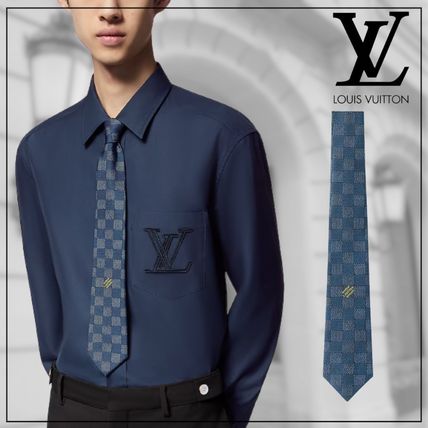 本物の ネイビー（紺）系 Louis Vuitton DAMIER(ルイヴィトン ダミエ 小物