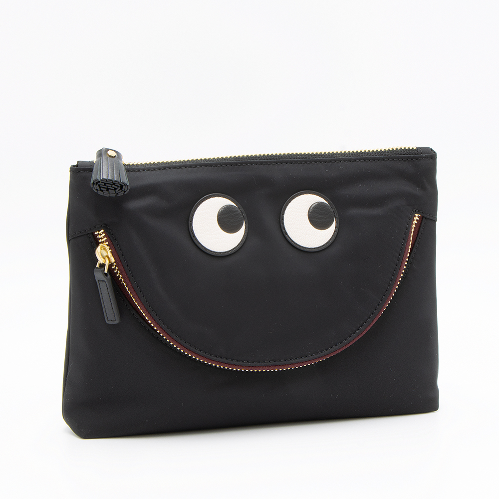 アニヤハインドマーチ ANYA HINDMARCH ポーチ ブラック