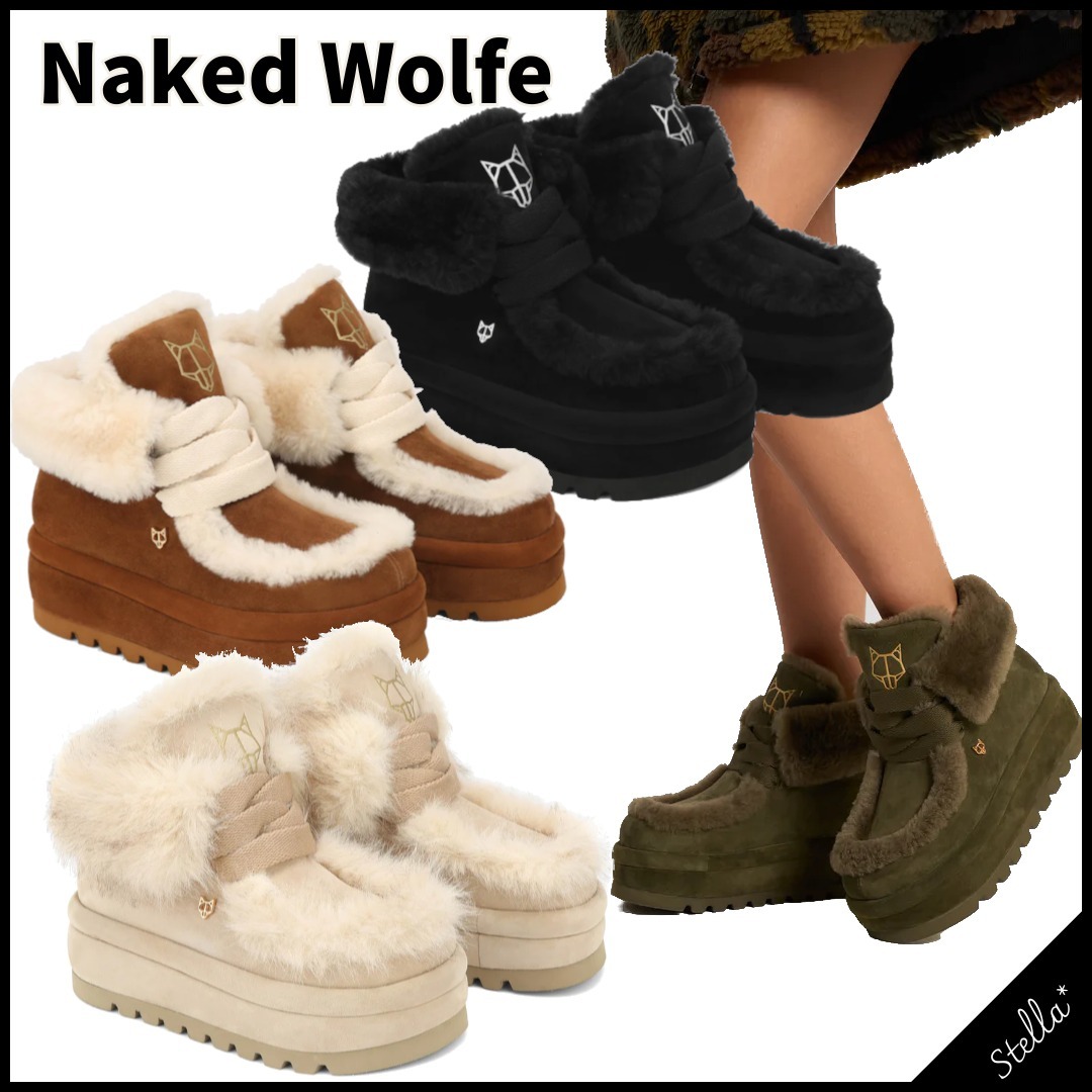 完売前に■Nacked Wolfe■Bambi/スエードブーツ★送料関税込み
