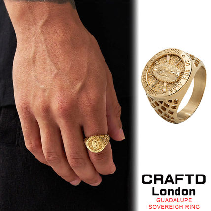 指輪・リング CRAFTD London Guadalupe Sovereign Ring Guadalupe Sovereign Ring (Silver)