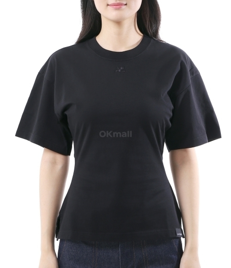 Courreges｜ (FITTED T-SHIRT (125JTS168JS0107 9999))