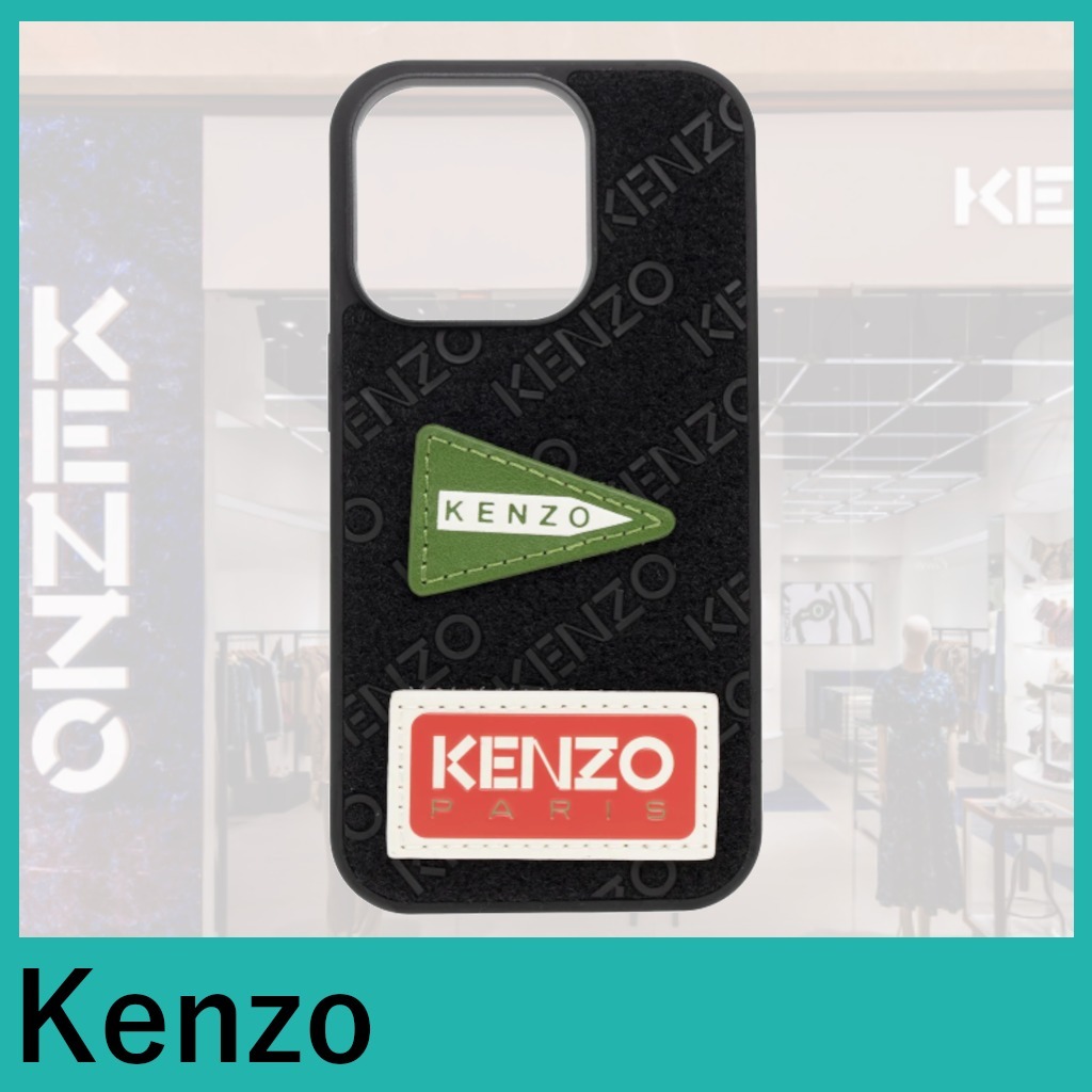 Kenzo★ロゴ パッチ iPhone 14 Pro ケース