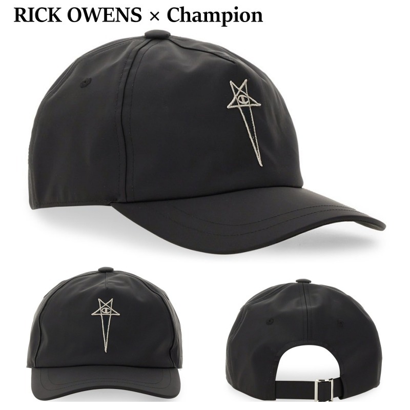 RICK OWENS x Champion ロゴ ベースボールキャップ
