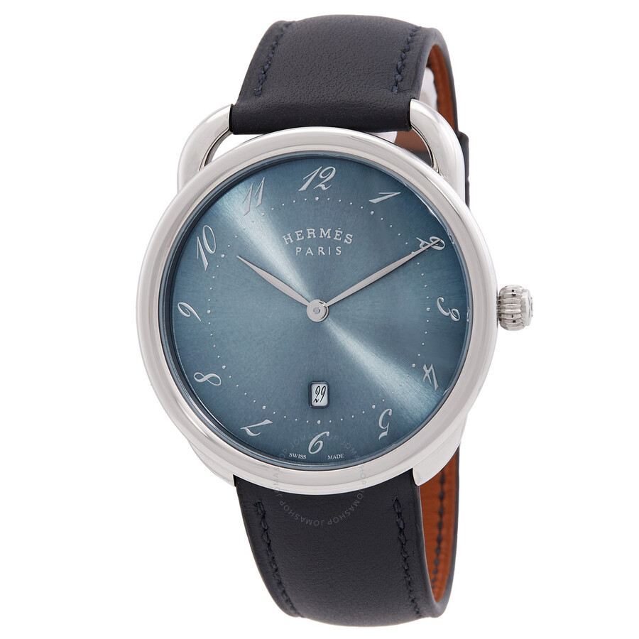 HERMES クロノグラフ ブラックダイヤル 時計　（エルメス） エルメス クォーツダイヤルウォッチ ブラック (HERMES/アナログ