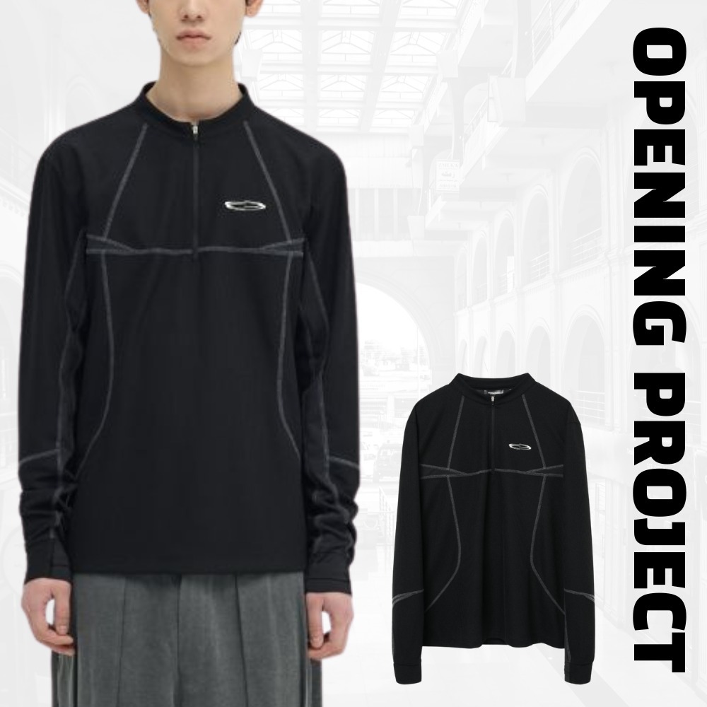 Tシャツ・カットソー Opening Project Waffle Stitch Jersey Black FWSSCTA301M