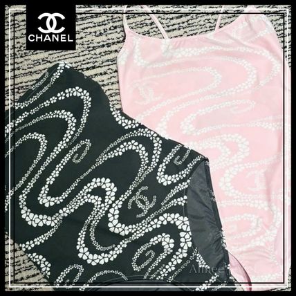 爽やかな花柄♪【CHANEL】ココビーチ 25M ワンピース水着 エレガントな花柄＊【CHANEL】ココビーチ ワンピース水着