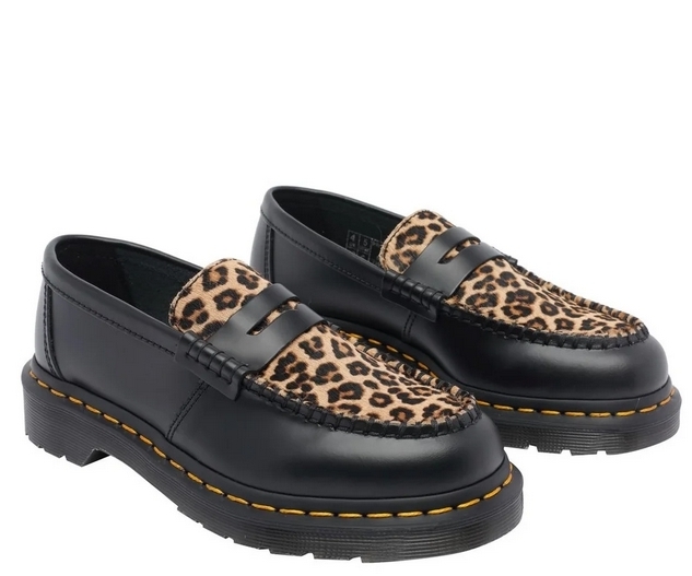 国内発送 Dr. Martens☆Penton ペントン ヒョウ柄 ローファー