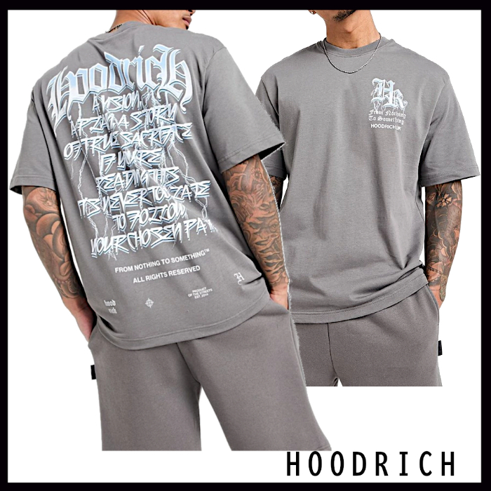 限定【HOODRICH】Tornado トルネード オーバー Tシャツ グレー