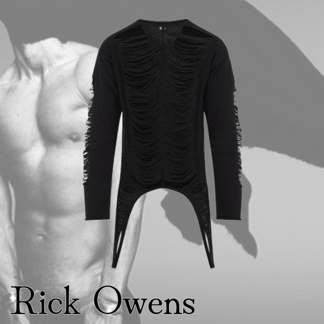 RICKOWENS♡ブラックバージンウール長袖トップス