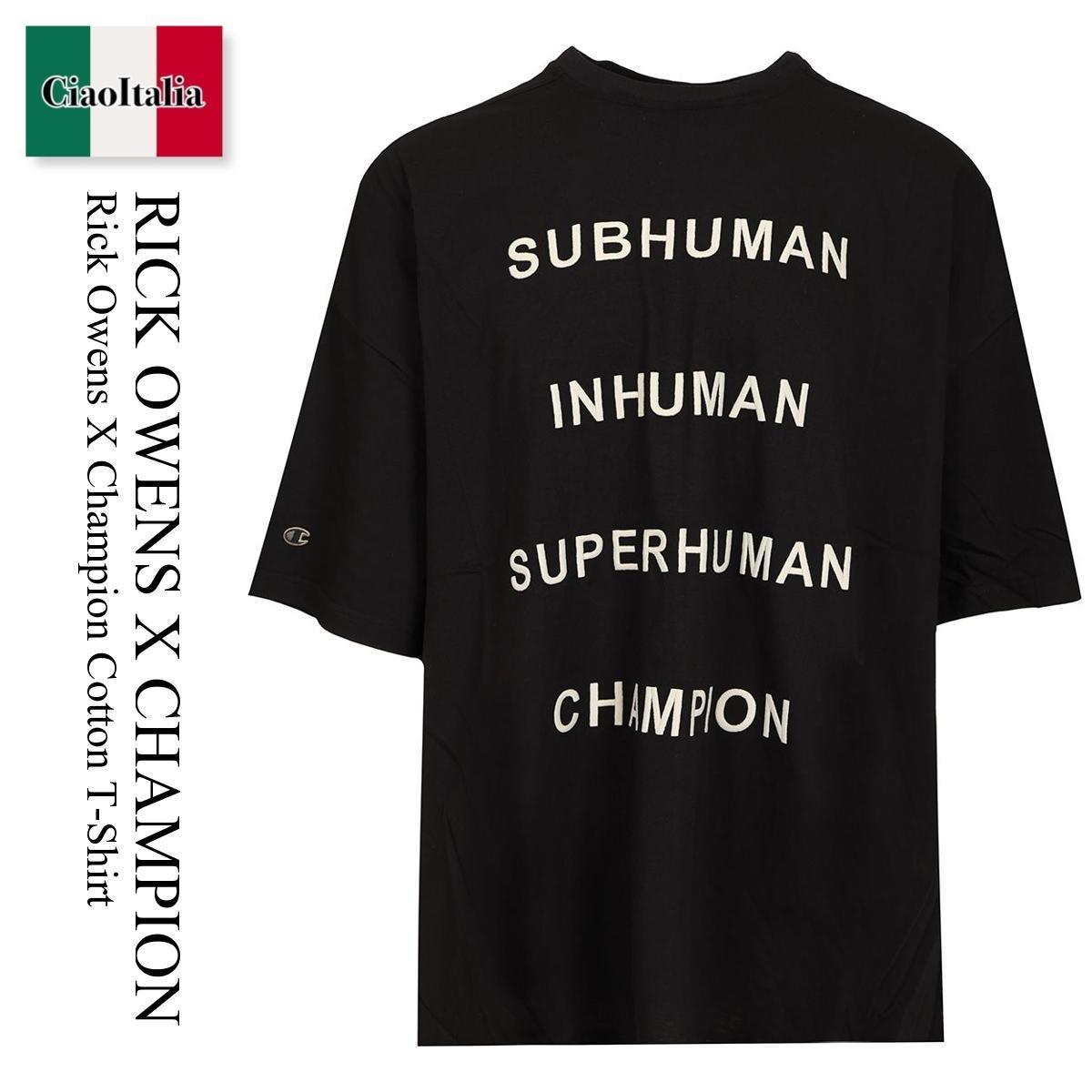 Tシャツ・カットソー Rick Owens X Champion T-Shirt