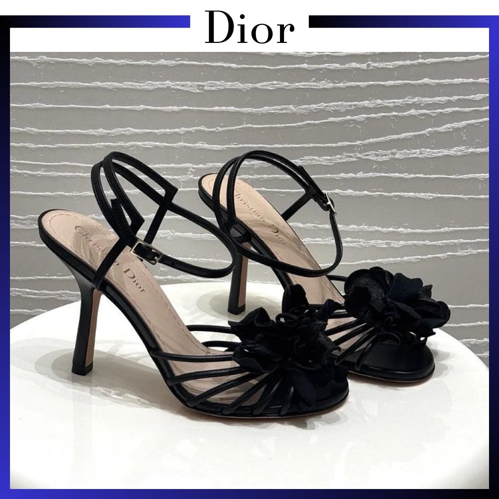 【クールでお洒落♪】Dior Blossom ヒールサンダル