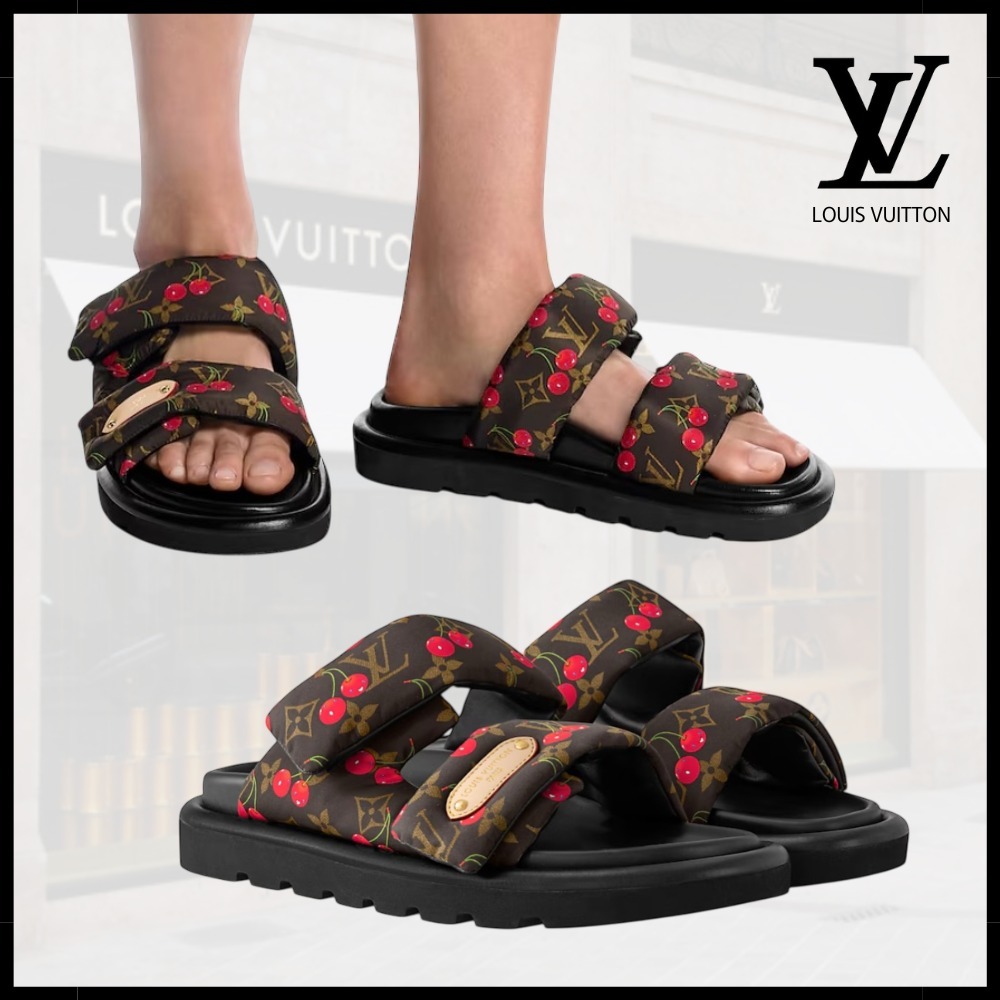 【村上隆コラボ♪お洒落】Louis Vuitton プールピロー ミュール