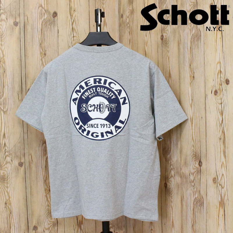 Schott ショット T-SHIRT OVALSIGN オーバルサイン 半袖Tシャツ
