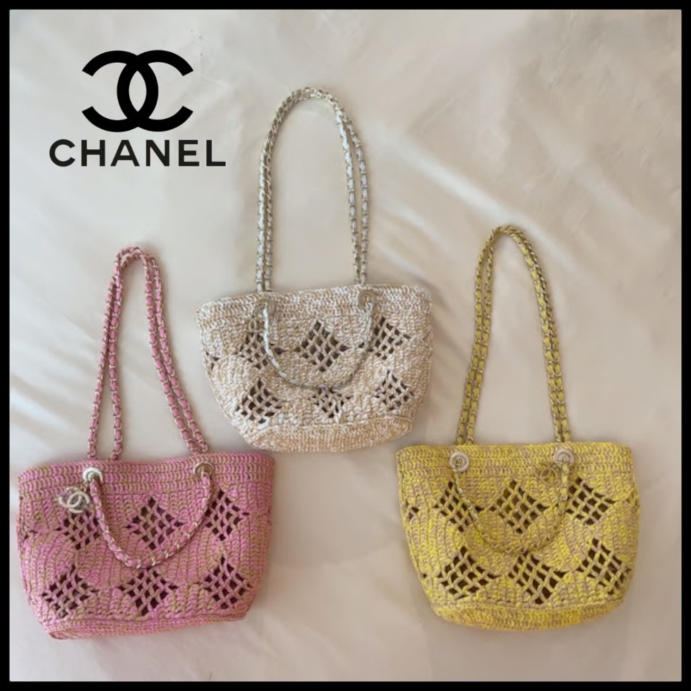 【華やかで可愛い♪】CHANEL   カゴバッグ