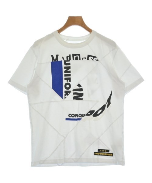 sacai サカイ Tシャツ・カットソー 白 2(M位) 0303925A0160