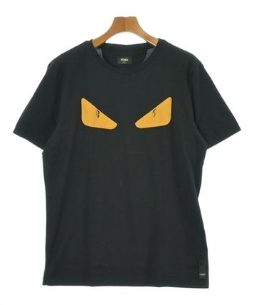FENDI フェンディ Tシャツ・カットソー 黒 S 4103824D0049 FENDI フェンディTシャツ黒
