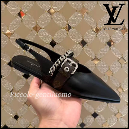 LOUIS VUITTON】ルイヴィトン ミュール レディース24.5cm