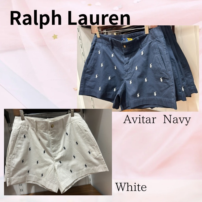 【★Ralph Lauren★Women's Vintage Denim Short Pony刺繍入り】