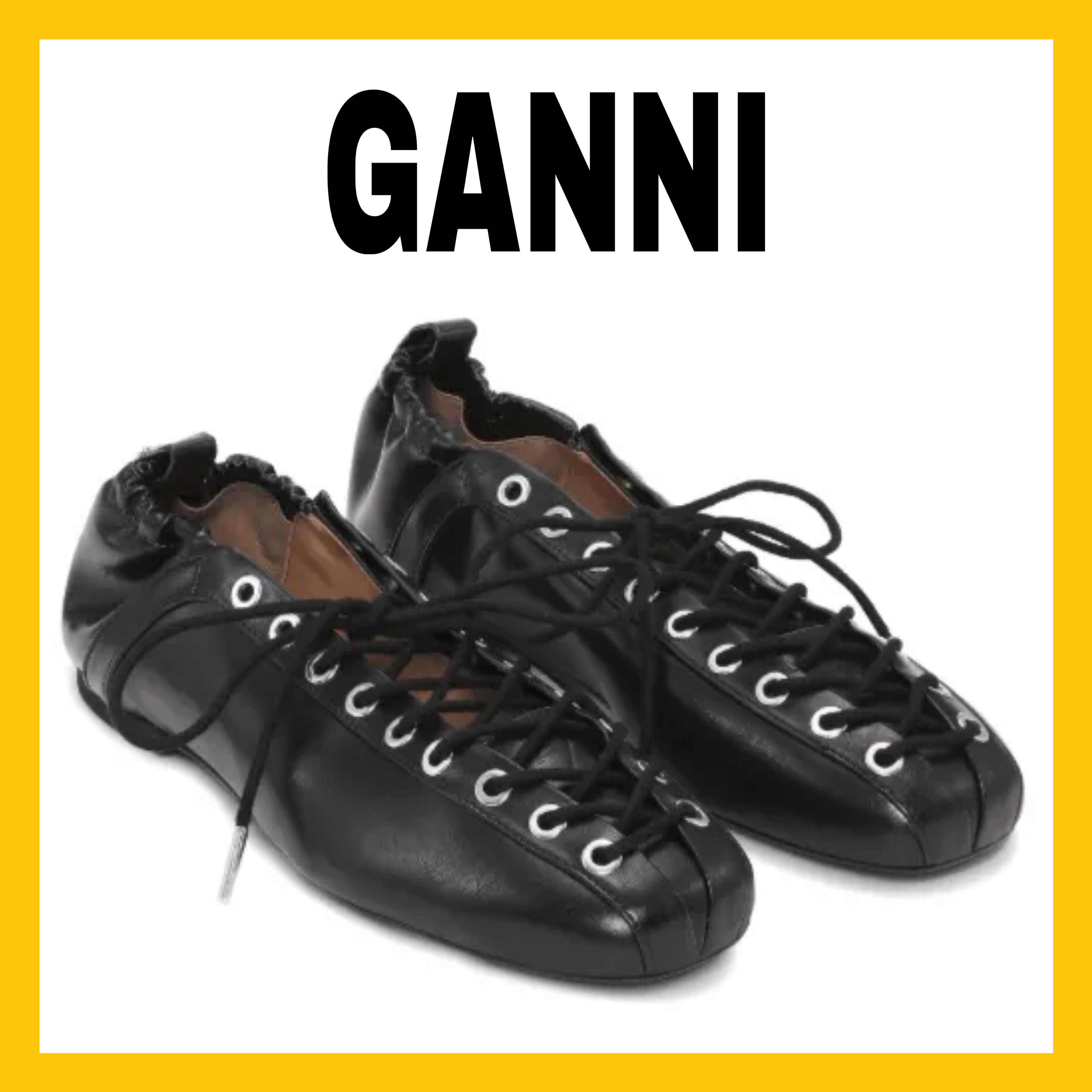 GANNI ガニー Oleatex バレエシューズ 関税送料込