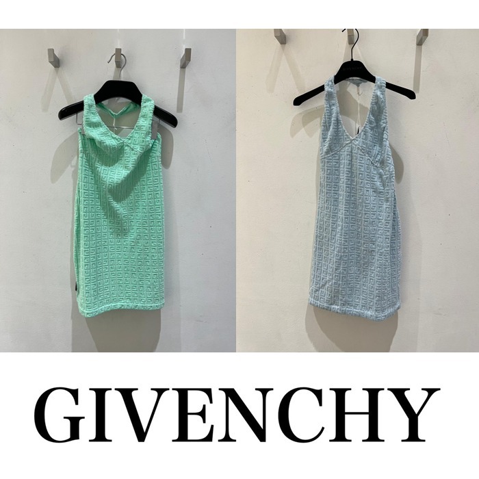 早い者勝ち【GIVENCHY】4G コットンテリー製 ドレス、全2色