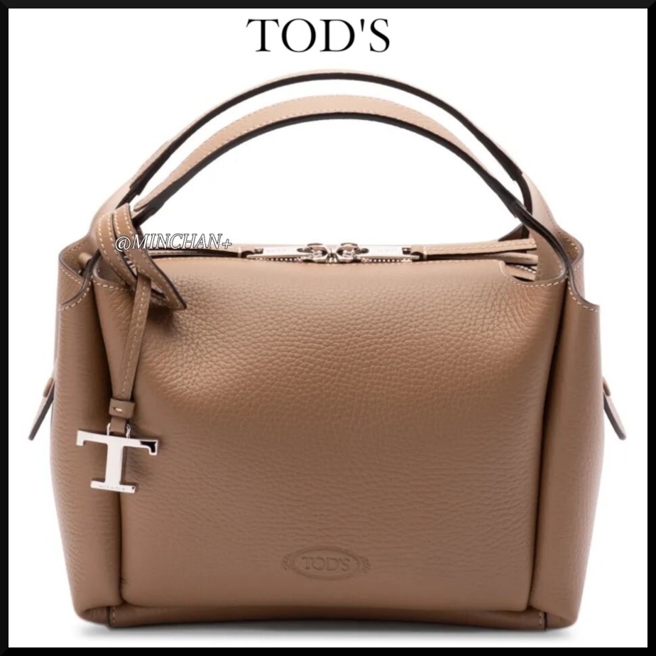 関税込み【TOD’S】API 2つのハンドル ミニ 2WAYバッグ