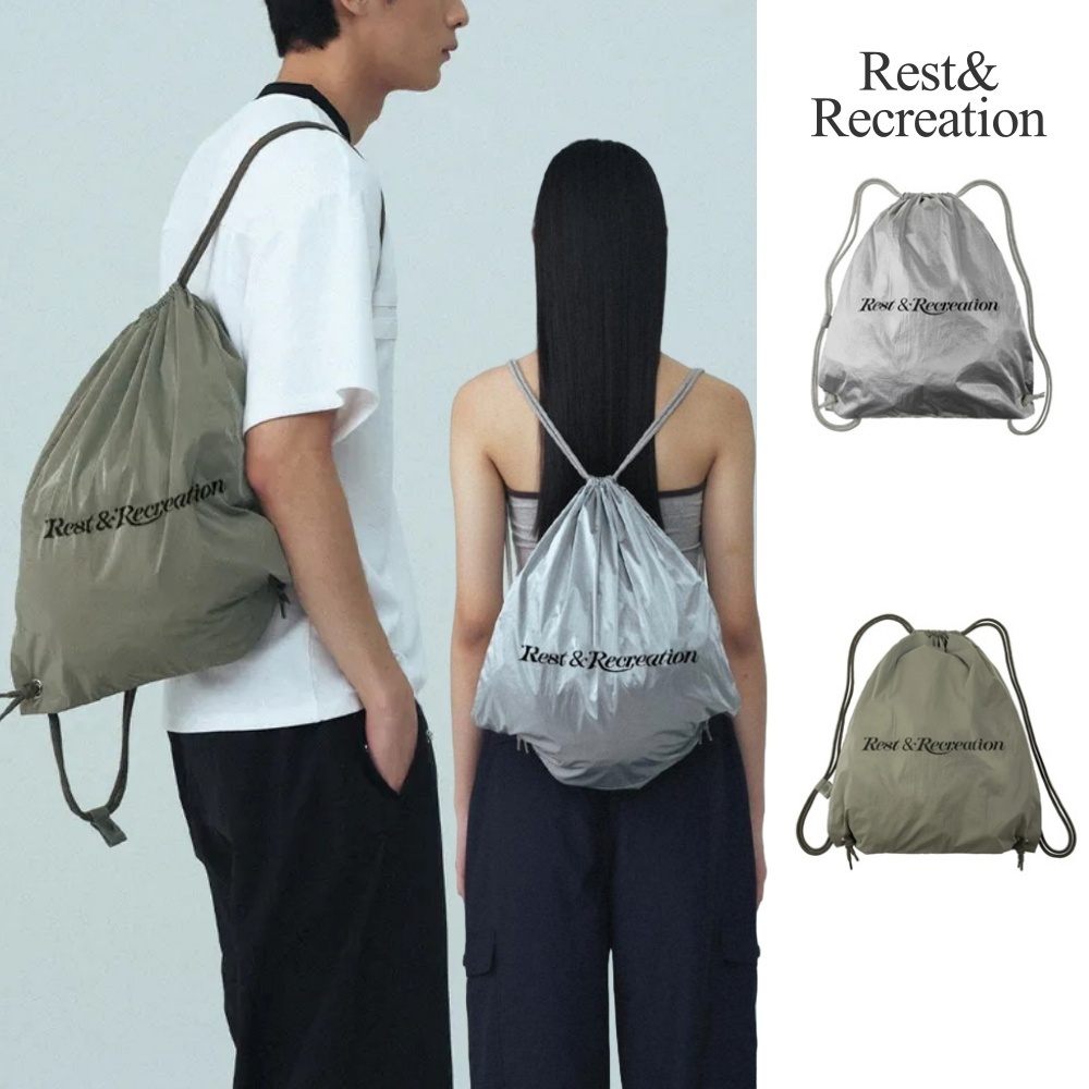 【Rest&Recreation】 NYLON RUNNING BAG 2COLOR