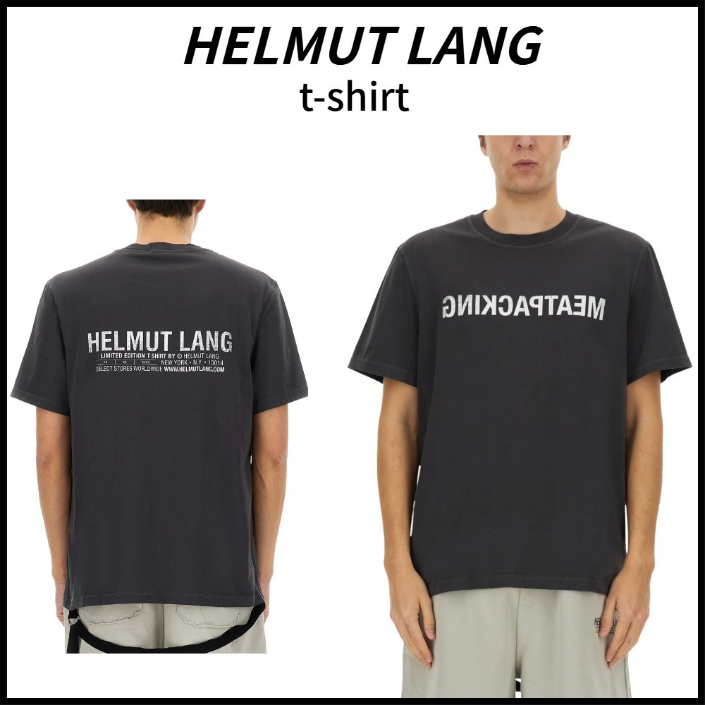 【HELMUT LANG】関税込★T-SHIRT WITH STANPA MEATPACKING
