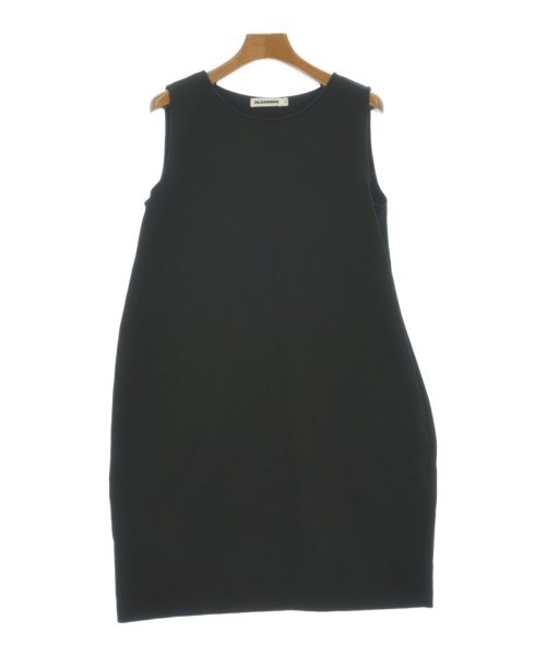 JIL SANDER ジルサンダー ワンピース 黒 -(M位) 4104825Y0007