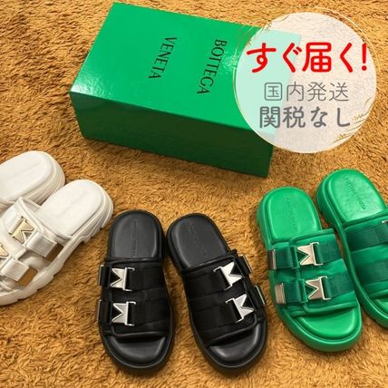 手元在庫★すぐ届く！BOTTEGA VENETA Flash 厚底 サンダル 関税込】BOTTEGA VENETA フラッシュ レザー サンダル 靴・ブーツ