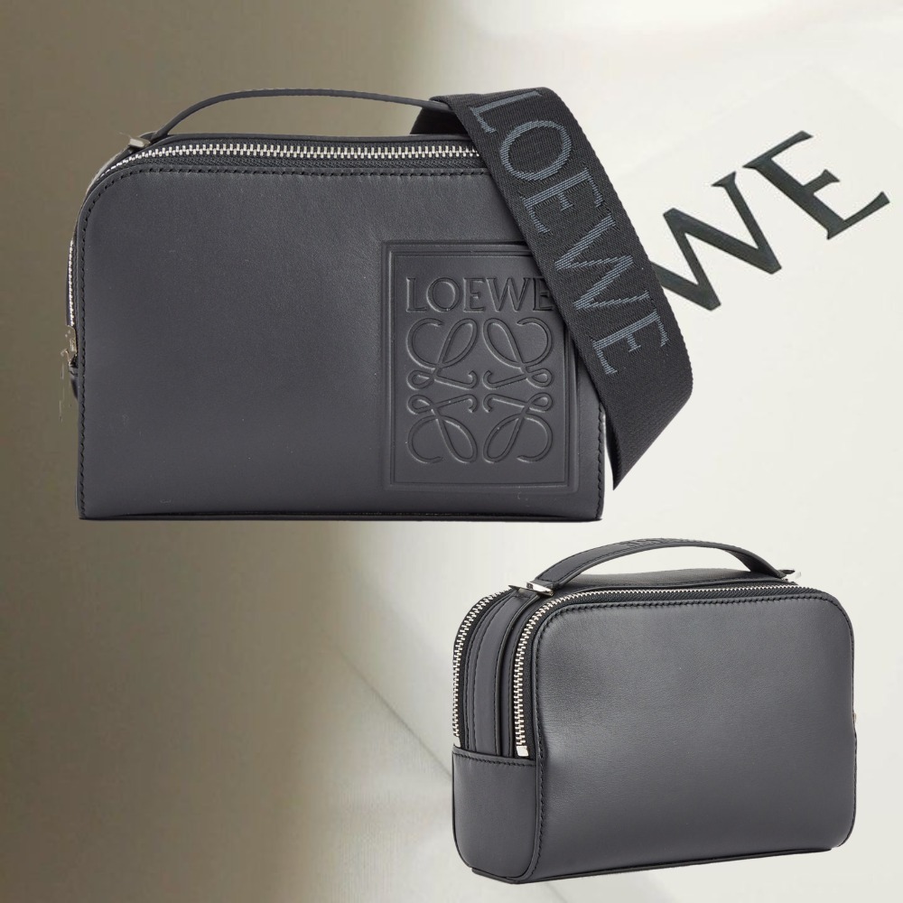 【洗練された】 LOEWE レザークロスボディバッグ