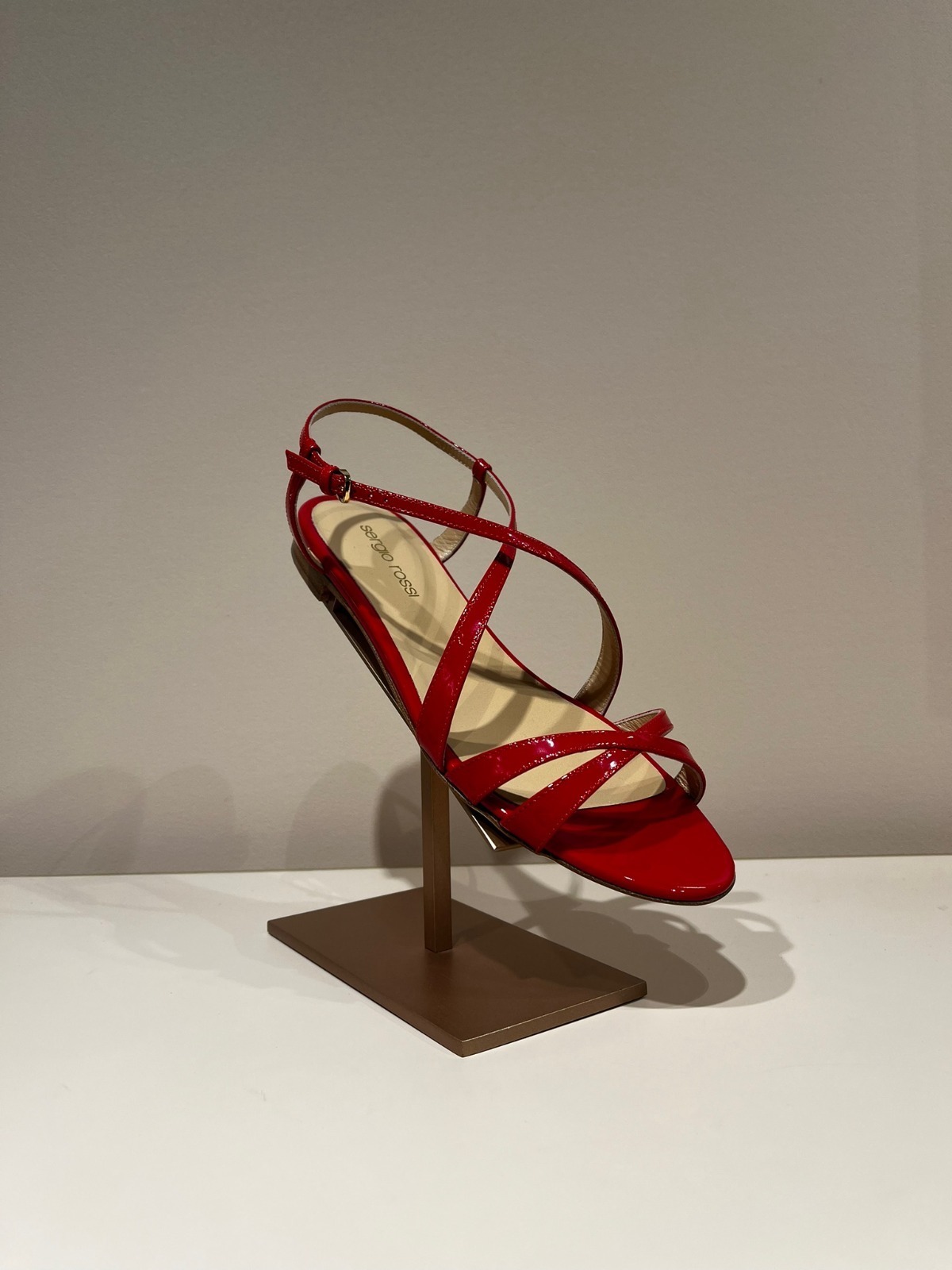 サンダル・ミュール Sergio Rossi Gruppo A Sandal Vernice Soft Rosso Flamenco