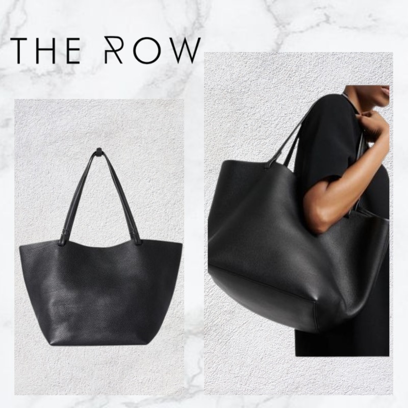 【THE ROW】ザ・ロウ Park トートバッグ レザーブラック