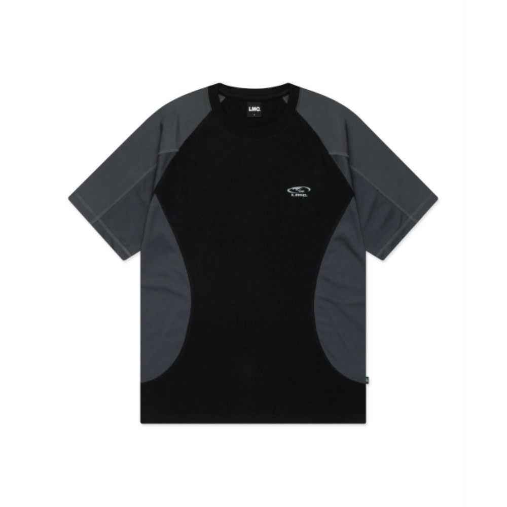 Tシャツ・カットソー LMC CURVED LINE TEE black 0LM45STS703BLK