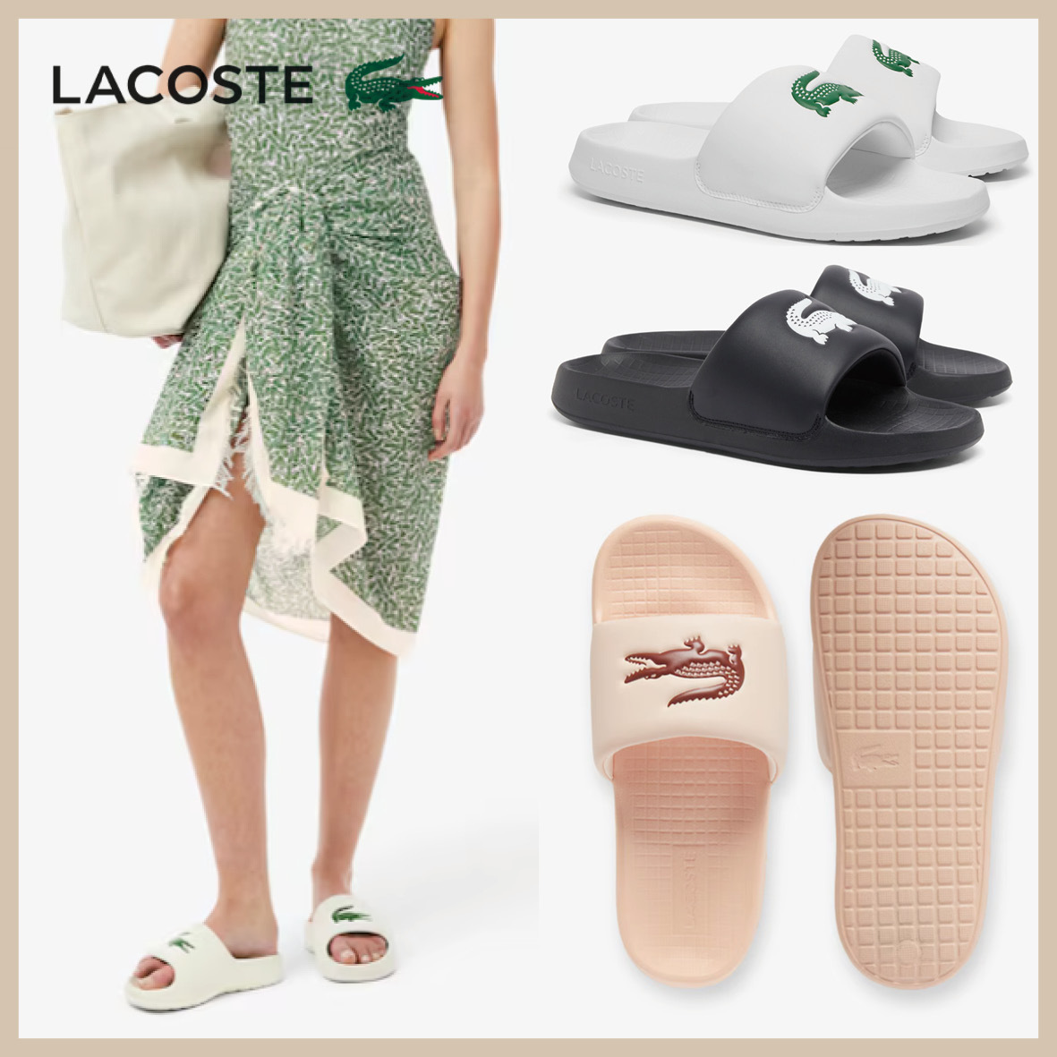 Lacoste ★ Woman's Serve Slide Slipper
