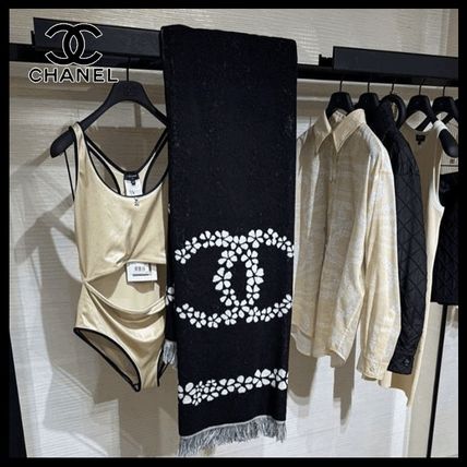 ブラック（黒）系 CHANEL(シャネル) ビーチタオル(レディース