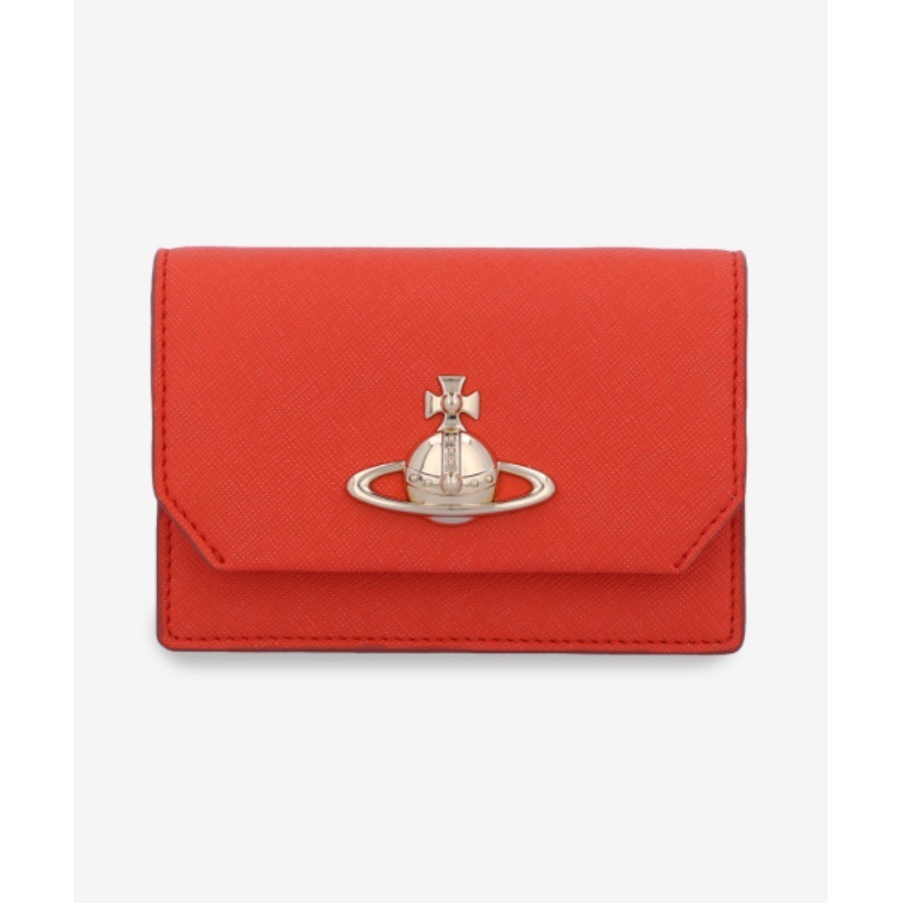 折りたたみ財布 Vivienne Westwood Business Card Holder Orange 5115002DWS0021