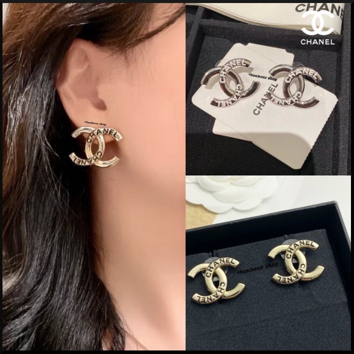 【シンプルなCCマークがエレガント☆】CHANEL ピアス 25C