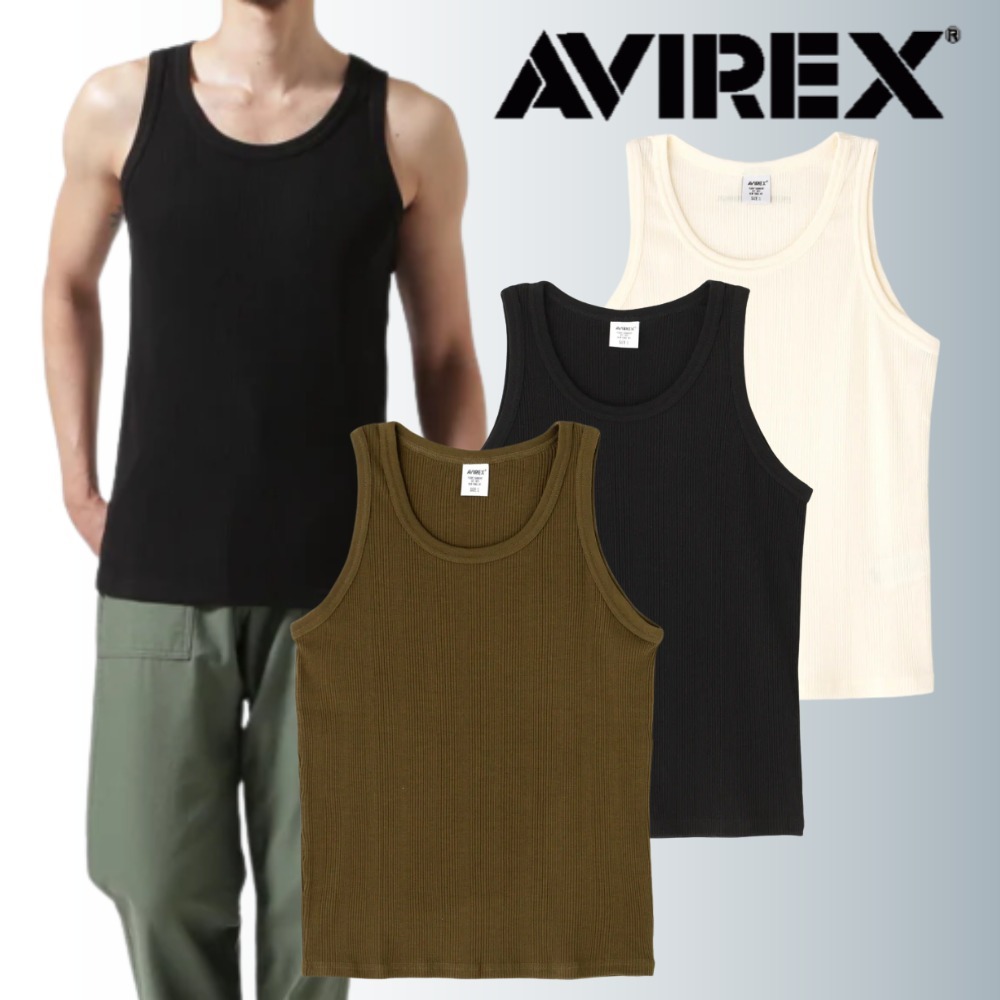 *AVIREX* ランダムリブ タンクトップ