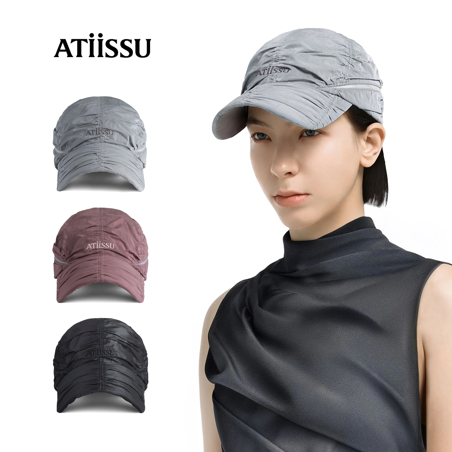 キャップ Atiissu : 25SS / Pug Cap (3colors)