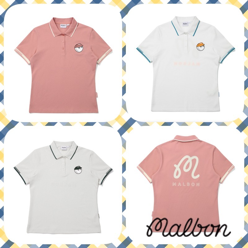 【Malbon】ゴルフウェア/送料関税込み ★ M Logo PQ T-shirts ★
