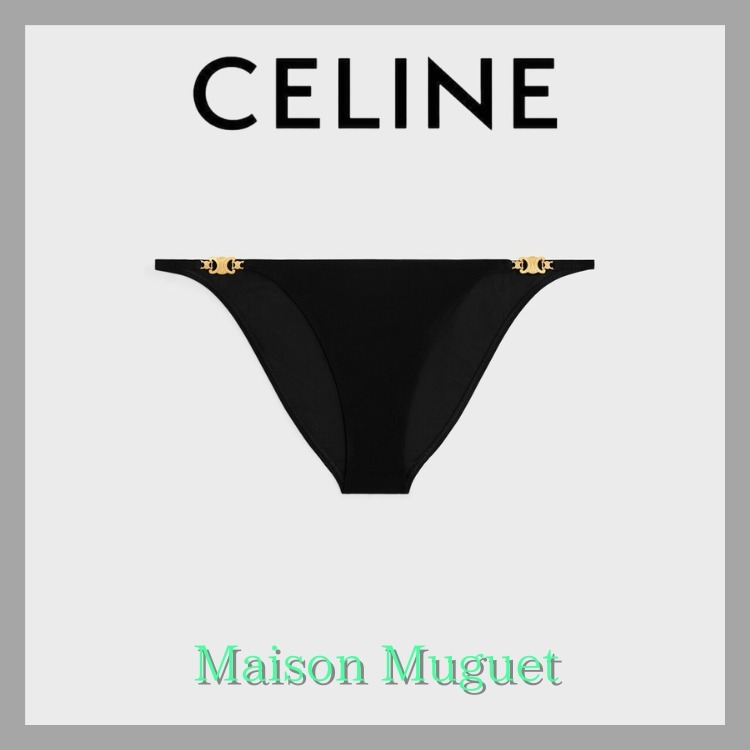 【直営】CELINE マットジャージ トリオンフ水着ボトム