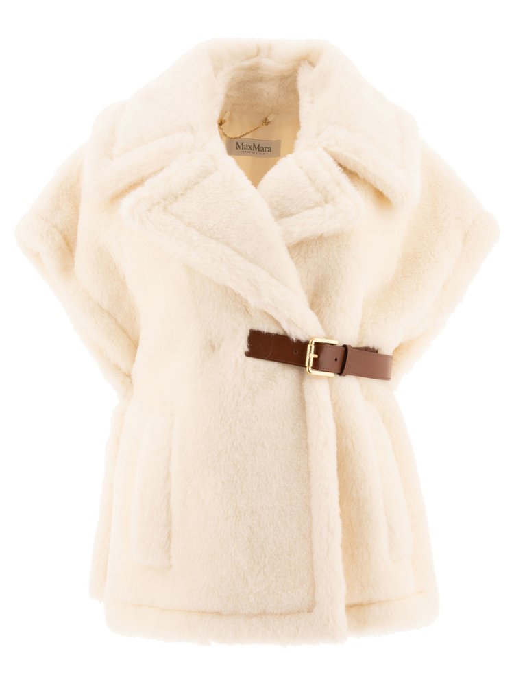 MAXMARA ベルト付きショートスリーブケープ 【関税込】