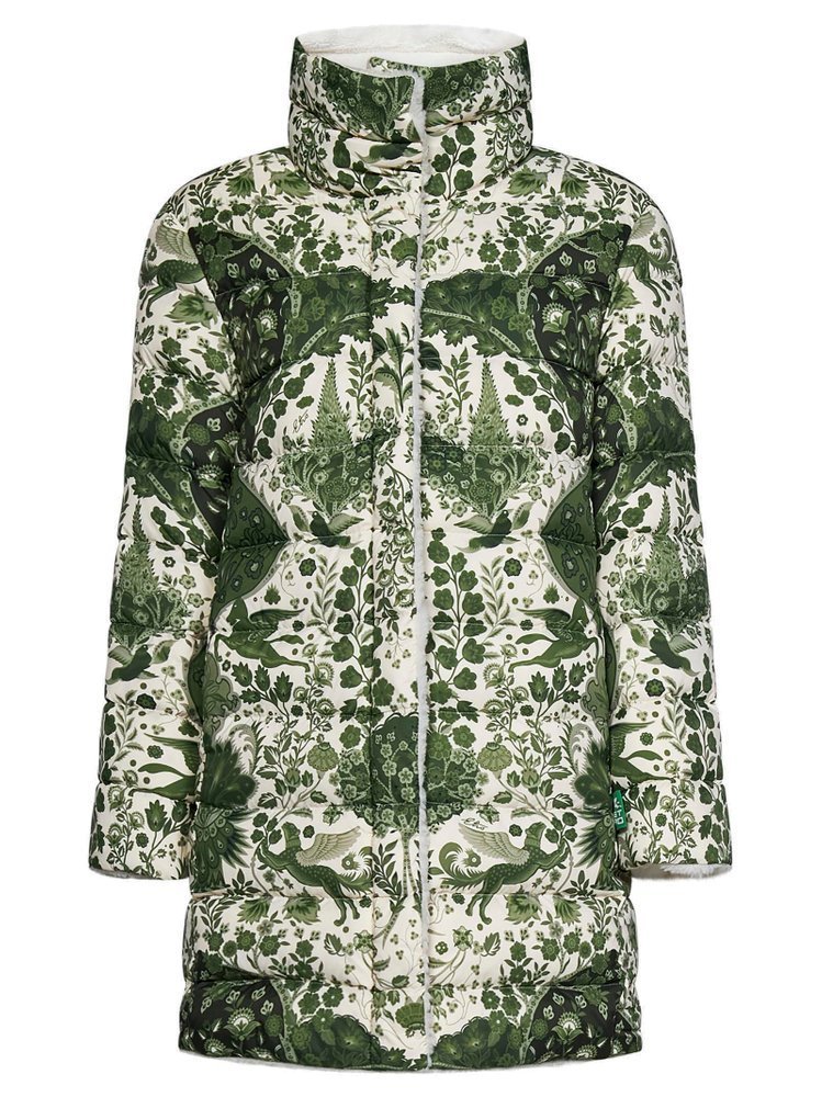 ETRO アブストラクト プリント パデッド リバーシブル コート