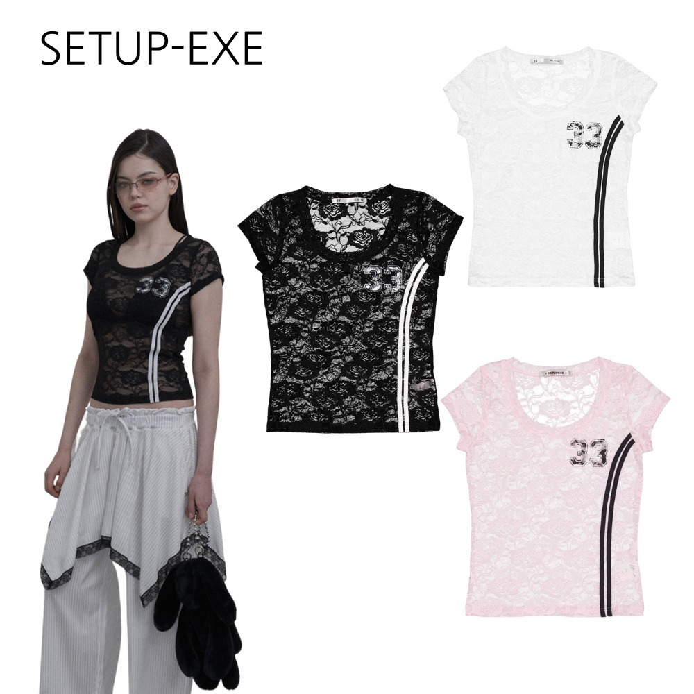★SETUP-EXE★ 33 LACE TOP